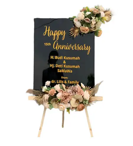Papan Bunga Akrilik Ranca Bungur